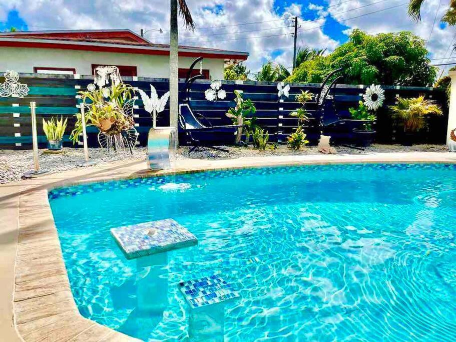 Jungle To Beach 4 R 3 Bedroom Family And Pet Heated Pool N Airport N Beach N Hard Rock Fort Lauderdale Exterior foto